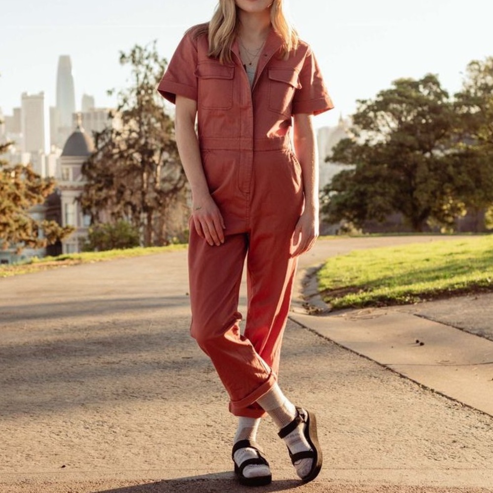United By Blue Rust Jumpsuit